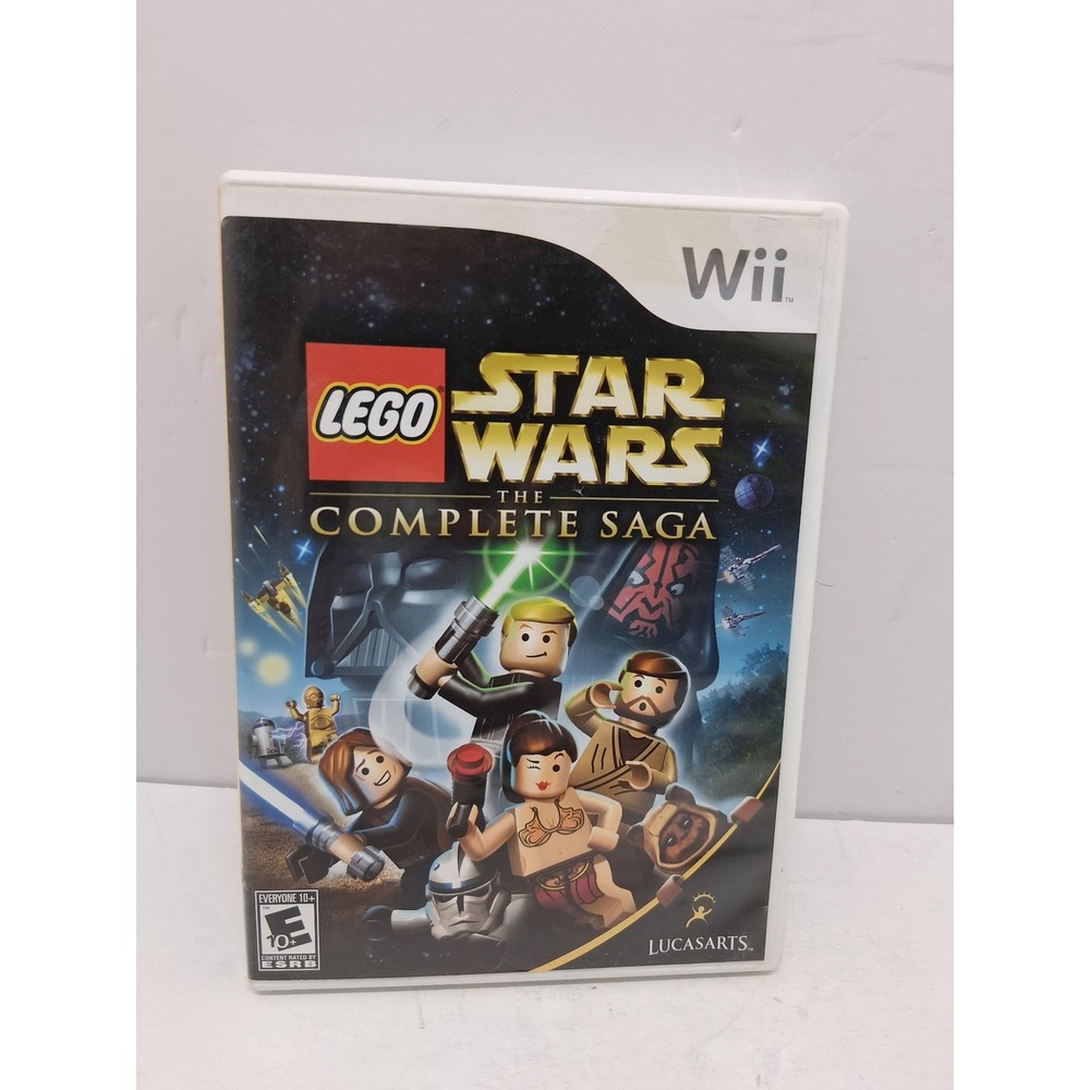 LEGO Star Wars The Complete Saga Nintendo Wii Game RVL-RLGE CIB